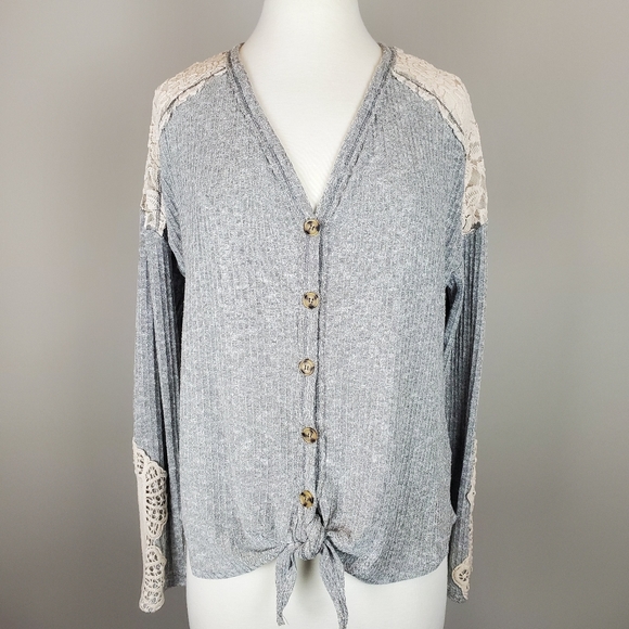 Rewind Tops - Lace & Crochet Knit Top